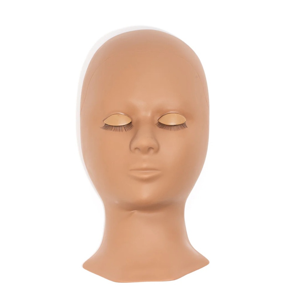 Realistic Mannequin Head with Replaceable Eyelids